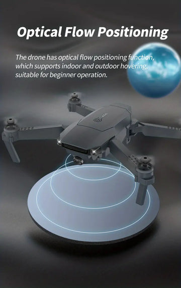 K5 RC Drone With HD Dual Camera, Foldable Mini Quadcopter, Optical Flow Positioning, One Key Take Off/Landing, Gesture Photography, Trajectory Flight, Perfect Gift For Kids & Adults!