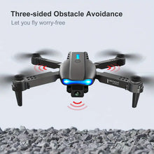 Three-sided Obstacle Avoidance Drone E99 K3 PRO 18 Minutes Battery Life 3.7V1800mAH Rechargeable Battery 5905.51 Inch Remote Control Distance Dual HD Camera Remote Control Quadcopter Children's Toys