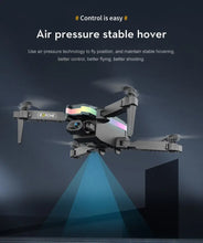 HD Drone Colorful Light Mini Aircraft With 2 Cameras, Four Axis Folding Aircraft, Remote Control Aircraft - The Perfect Smart Toy For Boys And Girls