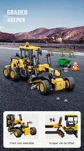 City Engineering Construction Vehicle Model Building Blocks Kits Grader Paver Road Rollers Excavators Car Truck Assembly Bricks Kids Toys Boys Birthday Gifts