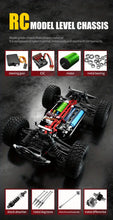 1:16 Four-wheel Drive Brushless Motor, Long-range Remote Control Big Foot Off-road Vehicle, 2.4G Remote Control 70KM Extreme Speed Simulation Sports Car