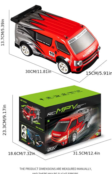 2.4G 4WD RC Car With High Speed Race Drift, RC Spray Cars Toys, 360°Rotating, Xmas Toy Cars For Boys Adults