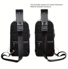 Secure & Stylish Men's Waterproof Chest Bag - Perfect for Travel & Motorcycle Rides!