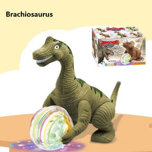 New Jurassic Toys For Boys And Girls, Electric Dinosaur With Light Tyrannosaurus Rex, Children's Music Triceratops Wrist Dragon Toy Crawling Car