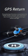 GPS Intelligent Return Drone With EIS Dual Camera, 360°Obstacle Avoidance, Strong Brushless Motor, Over Distance Return, Optical Flow Hover, Trajectory Flying, Folding Design