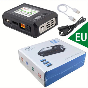 M7AC Intelligent Charger AC 100W/ DC 300W XT60 XT30 Toy Model Vehicle And Ship Charger UAV Aircraft Model Charger Lithium Battery Power Battery Fast Charger High-Power Charger BAT