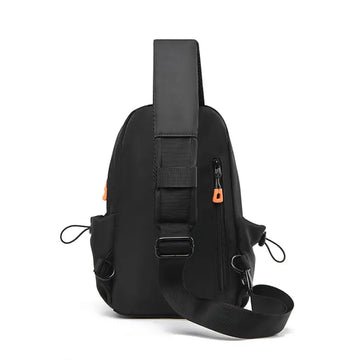 Men's Simple Casual Chest Bag Street Trendy Multi-purpose Shoulder Bag Travel Crossbody Bag