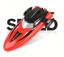 Mini Remote Control Boat Electric Waterproof Speedboat Model 2.4G Competitive Race Boat Water Play Toy Rechargeable Wheel Boat For Boy, Children's Gift