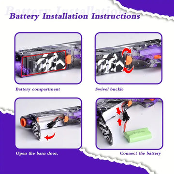 Electric Gel Ball Blaster, Rechargeable Splatter Ball Blaster With 10000 Water Beads, Automatic Gel Ball Blaster For Outdoor Activities - Shooting Team Game