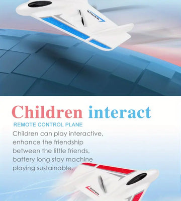 Mini Children's Remote Control Aircraft Toy, Indoor And Outdoor Fixed Wing Model, UAV Wrestle Resistant King Glider, Foam Electric Fighter