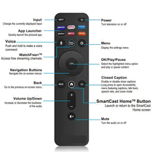 New Voice Remote XRT260 Fit For Vizio Smart TV, Replacement Remote For All Vizio LED LCD HD 4K UHD HDR Smart TVs With Shortcut Keys HBO Max, Netflix, Prime Video, Pluto, IHeart Radio, Crackle, Watchfree