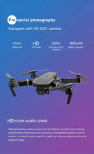 E88Pro Drone Quadcopter UAV: Single HD Camera, Altitude Hold, One-Key Operation, LED Lights, Durable ABS Material, Ideal Kid's Toy & Gift For Adults, Black