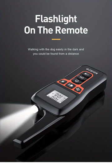ROJECO Electric Dog Training Collar 3300FT Remote Control IPX7 Waterproof Rechargeable Dog Collar