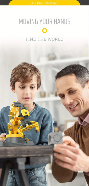 Teach Tech Hydraulic Arm Kit STEM Building Toy For Kids, Robotic Arm, Engineering Kit, Robot Kit, Science Kits, STEAM Projects For Kids Present Gift