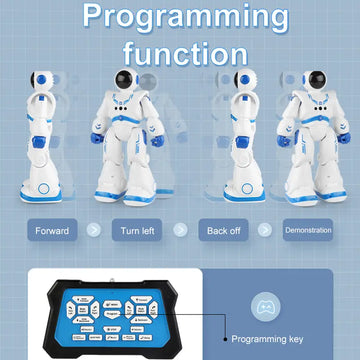 Remote Control Robot For Kids, Intelligent Programmable With Controller Toys, Dancing, Singing, Moon Walking And LED Eyes, Gesture Sensing Robot Kit For Children Entertainment Xmas Gifts Present