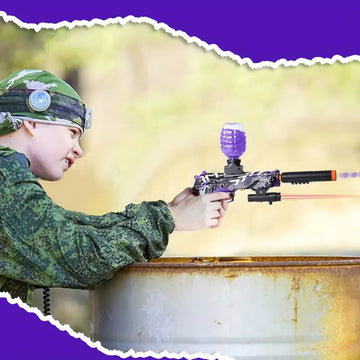 Electric Gel Ball Blaster, Rechargeable Splatter Ball Blaster With 10000 Water Beads, Automatic Gel Ball Blaster For Outdoor Activities - Shooting Team Game