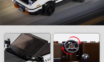 Trend Toy, Cool Creative Building Block Car Model AE86