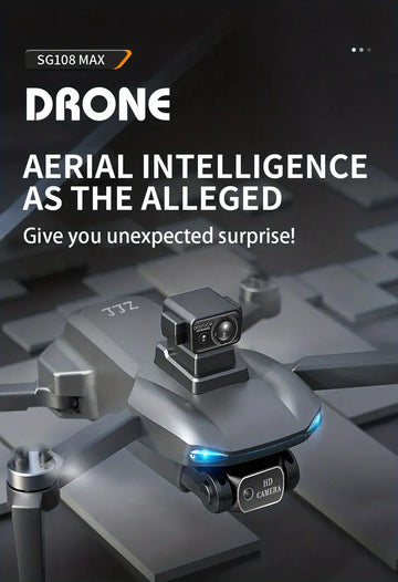 Drone With 5G High Speed Transmission, Long Control Range, GPS Intelligent Return, Out Of Control Return, Trajectory Flight, Folding Design, Film-making HD Camera, 2 Batteries