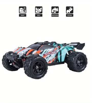 4WD 2.4Ghz Huge Racing Car With High Speed Racing, Powerful Motor, Adapt To All Terrain , Resistant Tires, Birthday Gift For Kids