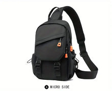 Men's Simple Casual Chest Bag Street Trendy Multi-purpose Shoulder Bag Travel Crossbody Bag