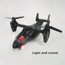 Alloy Helicopter Model Toy With Pullback Mode, Light And Sound Effects, Osprey Transport Plane Toy Model, Alloy Die-cast Airplane Model, Boy's Airplane Toys, Child Gifts