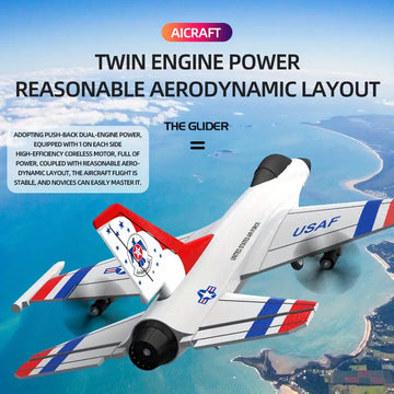 F16 Remote Control Aircraft Stunt Glider Two Channel Three Channel Fixed Wing Foam Aircraft Model Toy Aircraft