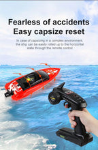 Remote Control Boat High Speed Boat New Charging Model Water Boat Toy, Automatic Long Distance Wireless Large Capacity For Big Child