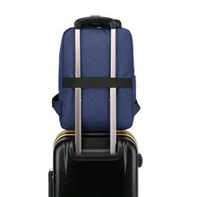 Stylish & Spine-Protected School Backpack for Male & Female Junior High Students - Perfect for Business Trips!
