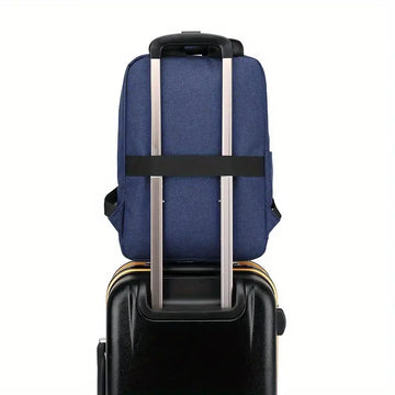 Stylish & Spine-Protected School Backpack for Male & Female Junior High Students - Perfect for Business Trips!