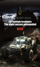 1:16 Electric Four-wheel Drive Off-road Truck Desert Truck Full-scale Stepless Speed Bigfoot Monster 38KM Children's Toy Gift LED High-brightness Car Light Carbon Brush High-speed Car