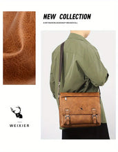 1pc Men's Messenger Bag Computer Satchel Bag One Shoulder Messenger Bag Retro Casual Shoulder Bag