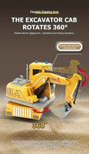 1:24 27MHz Five-Way Lighted Remote Control Crawler Excavator 2.4G To Frequency Construction Vehicle