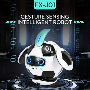 AI Robot Toy Electric Toy, Gesture Sensing Touch Voice Command Mode Switching Learn To Speak Automatic Obstacle Avoidance Intelligent Robot Soccer Gift For Boys/girls