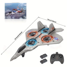 T.V.V Fashy Hobby RTF Toy RC Airplanes For Beginners, Stunt Fighter Jet Remote Control Plane Drone For Kids, F22 Raptor RC Plane Jet For Kids Toys