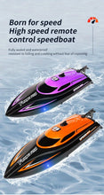 High-speed Speedboat Remote Control Boat 2.4G Anti-interference Race Boat Competition Special Model Rechargeable Children's Water Toy Gift