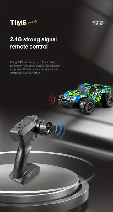 1: 20 High-speed Off-road Vehicle, 2.4G Remote Control Vehicle, Drift Car, 2 Gears Freely Adjustable 20KM+/H, Suitable For Various Road Sections, Anti-collision Rubber Tires, Children's Gifts