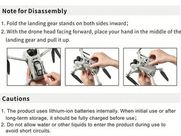 Colorful Lighted Landing Gear For DJI Mini 3 Foldable Landing Gear With Flash LED Lights For DJI Mini 3 Drone (Only For Mini 3)