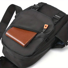 Men's Simple Casual Chest Bag Street Trendy Multi-purpose Shoulder Bag Travel Crossbody Bag