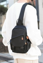Men's Simple Casual Chest Bag Street Trendy Multi-purpose Shoulder Bag Travel Crossbody Bag