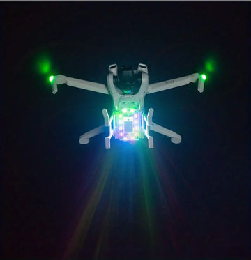 Colorful Lighted Landing Gear For DJI Mini 3 Foldable Landing Gear With Flash LED Lights For DJI Mini 3 Drone (Only For Mini 3)