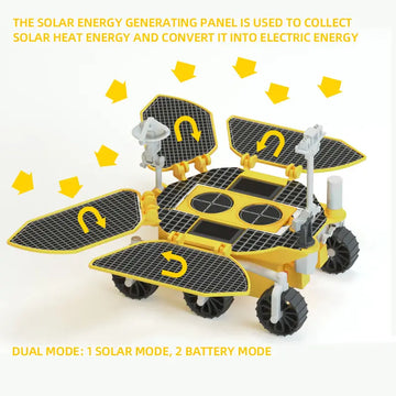 STEM Space Toys Projects For Kids& Teens  Ages 8-12+, DIY Solar Power Mars Rover Car, Science Experiment Robot Engineering Building Kits, Educational Birthday Gifts For 6-14 Year Old