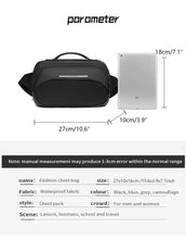 Men's Waterproof & Scratch-resistant Crossbody Shoulder Bag - Large Capacity for Daily Commuting