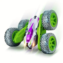 Remote Control Car For Kids Stunt Car For Boys Girls With Double Sided 360° Flips And 2.4 Ghz High Speed RC Stunt Car With LED, 4WD Off Road Truck Toys For 4+ Year Old Children