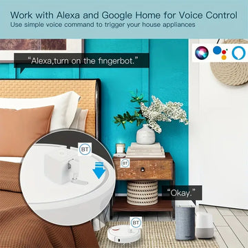 Tuya BLE Smart Fingerbot Plus Robot Smart Life App Remote Control Voice Control Via Alexa Google Assistant