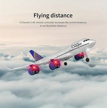 Remote-Controlled Aircraft Three-Channel Boeing 747 Model Glider Airbus A380 Fixed-Wing Model Toy UAV Model Child-Operated Novice Training Aircraft