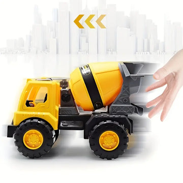 Large-scale Engineering Toy Vehicles For Children, Including Inertia Excavators, Mixers, And Drilling Machines, Dump Trucks  Large Model Car Toys