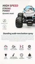 2.4G RC Off-road Vehicle, Special Effects, Remote Control Vehicle, LED Night Light, Spray, Colorful Lights, Climbing Mountain Bike, High-speed Car, Remote Control Toy Car, Can Be Driven Standing