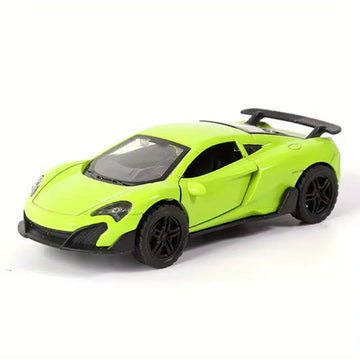Simulative 1:36 Alloy Sports Car Model, Metal Back Force Can Open The Door Car Toy For Boy, Cake Decoration, Sports Car Toy