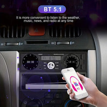 Single 1 Din Car Player Remote Control Digital BT 5.1 Audio Music Stereo With USB With SD With AUX-IN