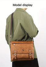 1pc Men's Messenger Bag Computer Satchel Bag One Shoulder Messenger Bag Retro Casual Shoulder Bag